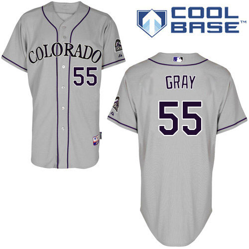 Rockies #55 Jon Gray Grey Cool Base Stitched Youth MLB Jersey - Click Image to Close
